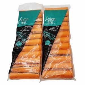 Salon Care Professional Perm Rods 7/8" 22mm Orange 24 Total NEW Sealed